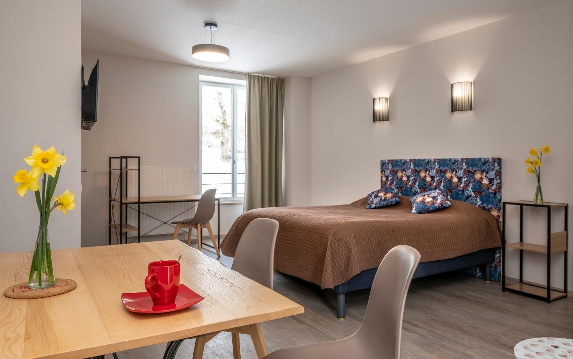 Châteauneuf-de-Randon Hotel Restaurant De La Poste Et La Grange Detente, Espace Bien-Etre חדר תמונה